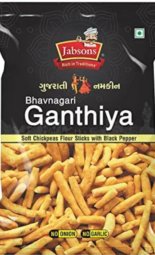 Jabsons Bhavnagari Ganthiya 120g | Buy Crispy Gujarati Ganthiya Online Drishti Trading