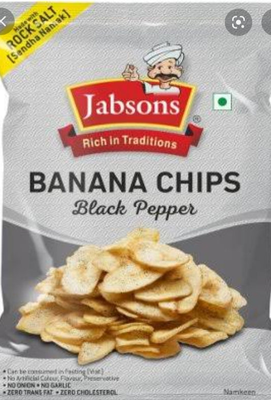 Jabsons Black Pepper Banana Chips 150g | Buy Banana Chips Online Drishti Trading