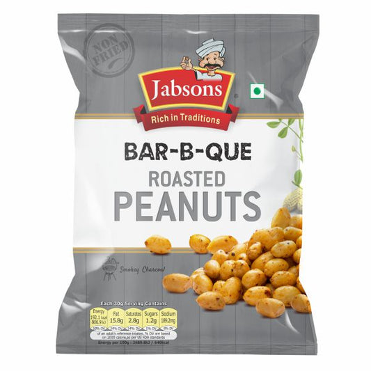 Jabsons Roasted Peanut BAR-B-QUE 140g | BBQ Roasted Peanuts for Parties Drishti Trading