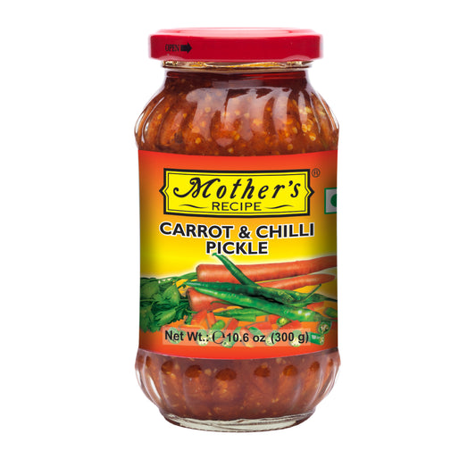Mother’s Recipe Carrot & Chilli Pickle 300g | How to Eat Spicy Indian Pickles Daily DSrishti Trading