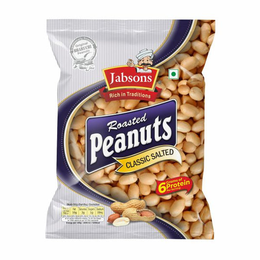 Jabsons Roasted Peanut Classic Salted 160g | Healthy Salted Peanut Snack Drishti Trading