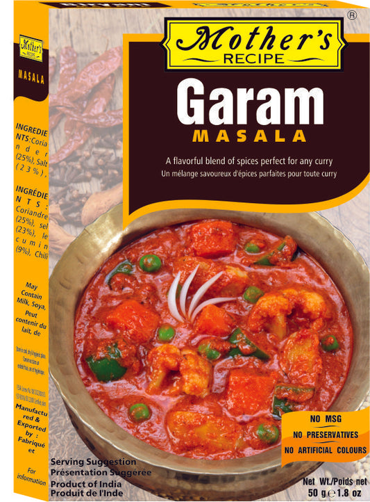 Mother's Recipe Garam Masala 50g | Mothers Recipe Masala Spice Blend Drishti Trading