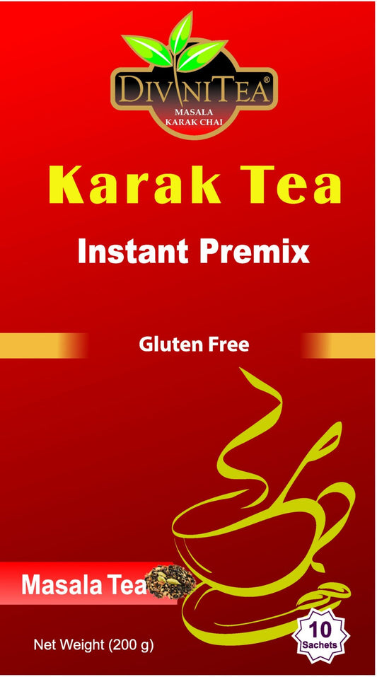 Divinitea Karak Chai Masala Sweetened | Buy Sweetened Masala Karak Chai Dristi Trading