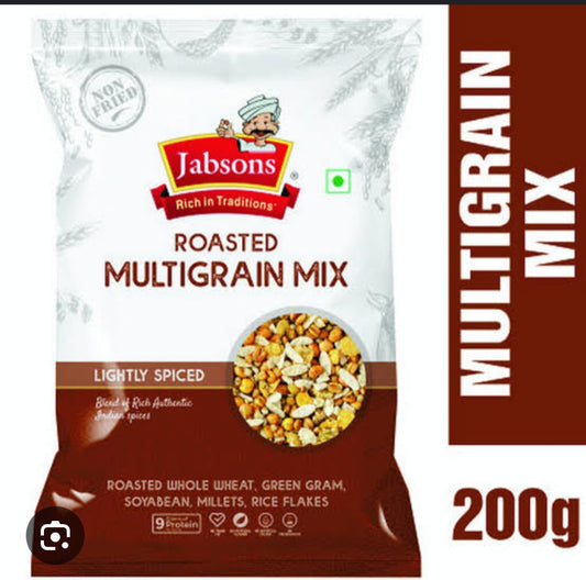 Jabsons Roasted Multigrain Mix 200g | Healthy Lightly Spiced Snack Mix Drishti Trading