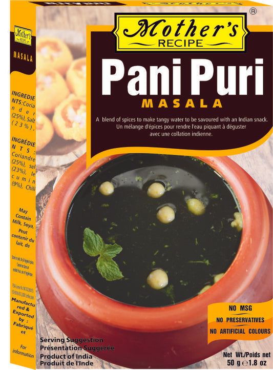 Mother’s Recipe Pani Puri Spices Mix 50g | How to Make Crispy Pani Puri at Home Drishti Trading