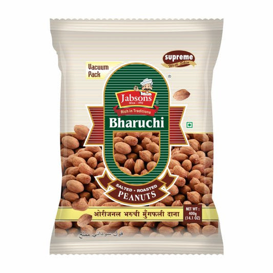 Jabsons Roasted Salted Peanuts 400g | Buy Bharuchi Peanuts Online Drishti Trading