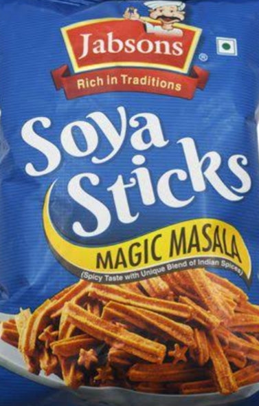 Jabsons Soya Sticks Magic Masala 180g | Buy Masala Soya Snacks Online Drishti Trading