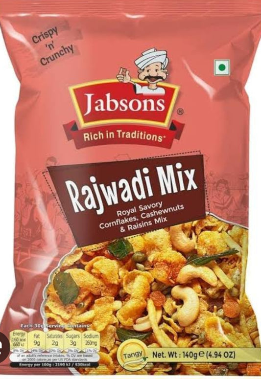 Jabsons Rajwadi Mix 140g | Where to Buy Rajwadi Mixture Snack Online? dDrishti Trading