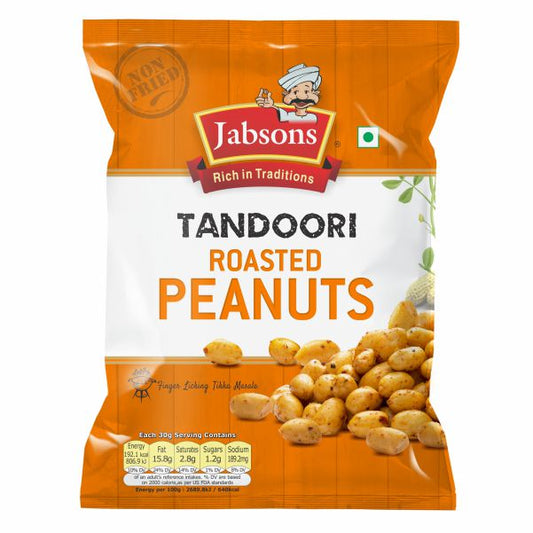Jabsons Roasted Peanuts Tandoori 140g | Buy Tandoori Flavored Peanuts Online Drishti Trading