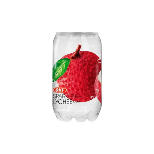 OKF Sparkling Lychee 350 ml | Exotic Sparkling Water Beverage