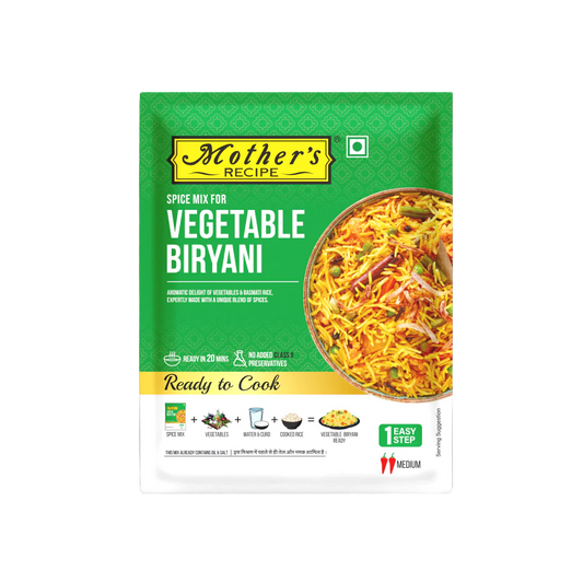 Mother’s Recipe Vegetable Biryani Mix 75g | Authentic Veg Biryani Masala Drishti Trading