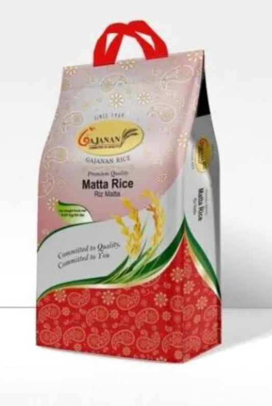 Gajanan Matta Rice 4.54kg | Best Kerala Rice Brand & Homemade Rice Drishti Trading