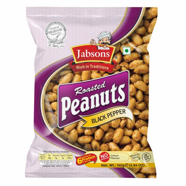 Jabsons - Roasted Peanut Black Pepper (140g)