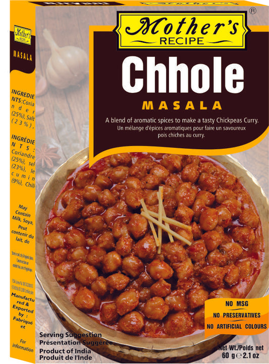 Mother's Recipe -Chole Masala Spices Mix (60g)
